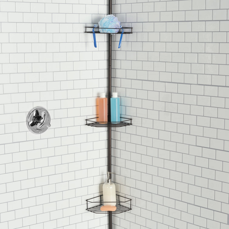 Rebrilliant Wingfield Tension Pole Shower Caddy & Reviews Wayfair Canada
